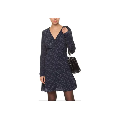 Pepe Jeans Blue Женские Длинные Рукава Платья
