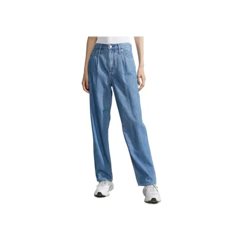 Calvin Klein SS23 Fork 90 Series 1A4 Джинсовый синий Женские Джинсы