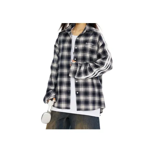 ZXZA Рубашка Женская Винтажная Синяя