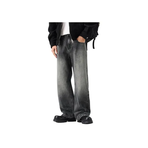 VALKOMM Черные Унисекс Джинсы