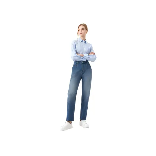 Hush Puppies Синие Женские Джинсы
