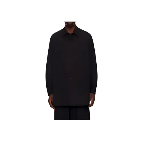 Yohji Yamamoto Мужские Черные Рубашки