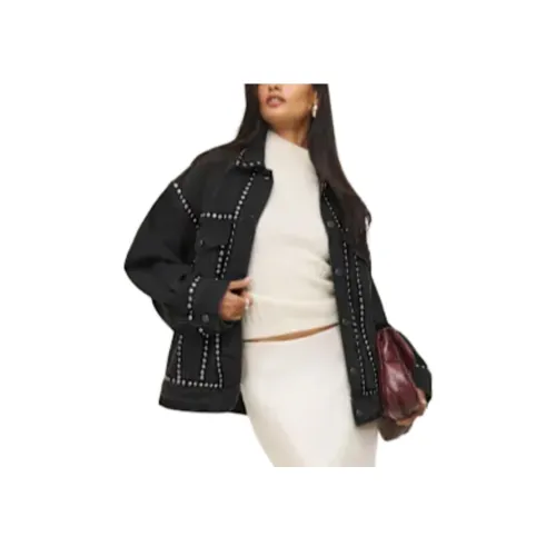 REFORMATION Деним Куртка Женские Wana Stud