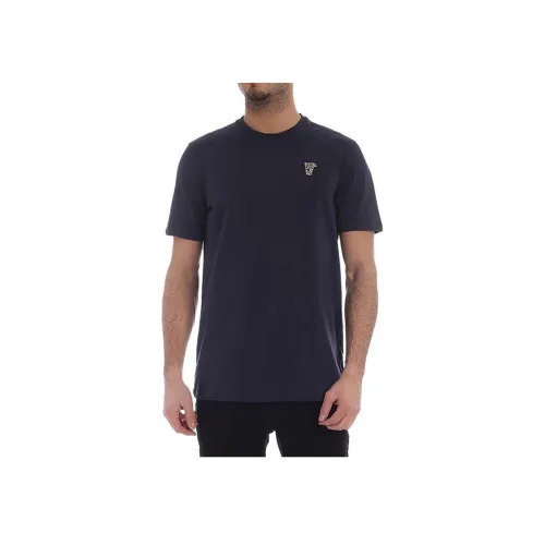 VERSACE COLLECTION Мужские Синие T-Рубашки