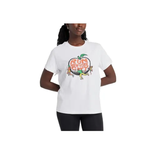 New Balance NYRR Boroughs Graphic T-рубашка Женская Белая