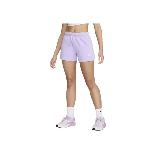 Nike Sportswear Club Флис Спортивные шорты Женские Пыльно-фиолетовый