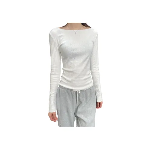 Brandy Melville T-Shirt Женская Экрю