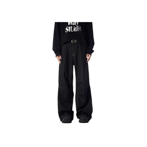 FRQ Черные Унисекс Джинсы