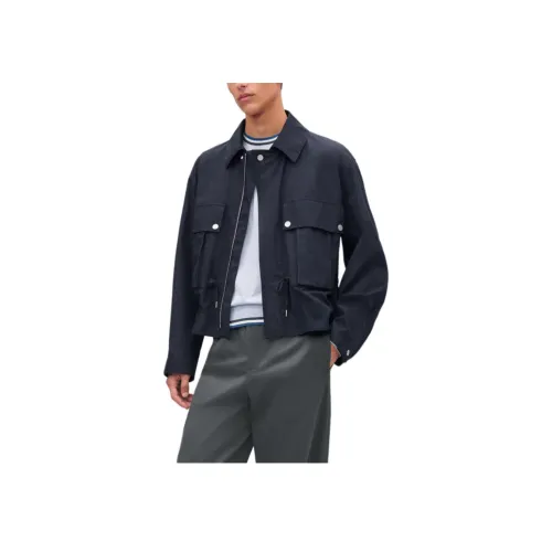 HERMES Куртки и Пальто Мужской Синий