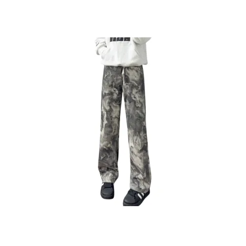 GANGZAI Синие Унисекс Джинсы