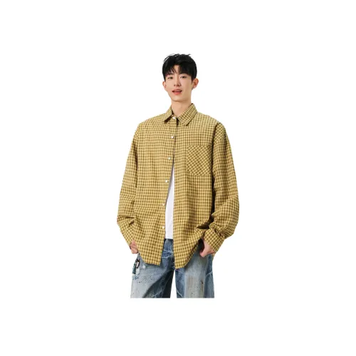 MISS FLY Желтая унисекс рубашка