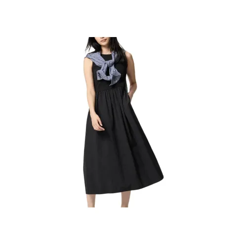 UNIQLO Без рукавов Платье Женское Черное