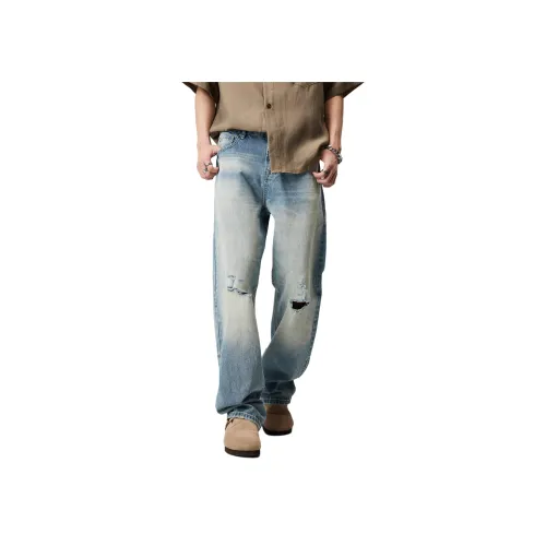 ALL IN Джинсы Мужские Клуазон Синий