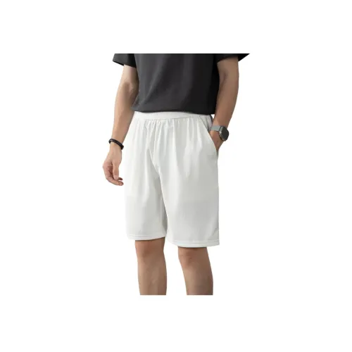 PERDONTOO Повседневный FIVE POINT Шорты Высокий Отскок Вертикальные Полосы Охлаждающие Брюки из Ледяного Шелка Мужской