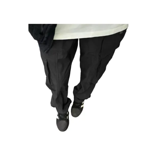 GANGZAI Черные унисекс брюки карго