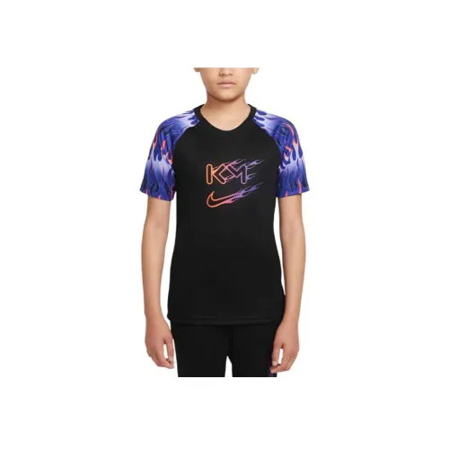 nike T-рубашка Dri-Fit Kylian Mbapp Черный Яркий Темно-красный Подростки
