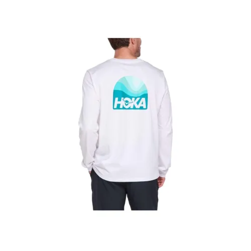 HOKA ONE ONE Белая унисекс футболка