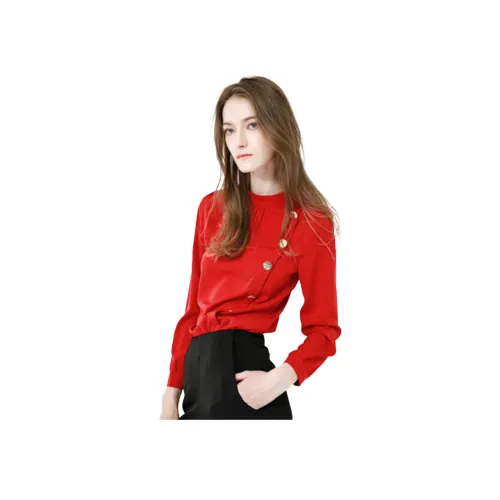 Mula Red Женские Рубашки