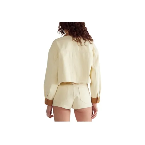 NASTY GAL Лимон Женские Джинсовые Куртки