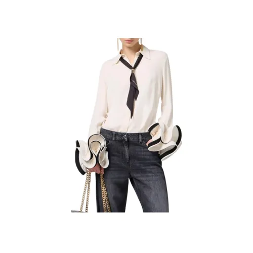 Elisabetta Franchi Рубашка Женская Айвори