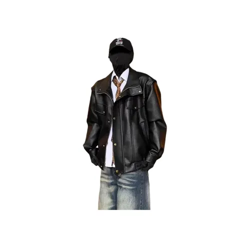 MORii Элегантный Черный Унисекс Куртки