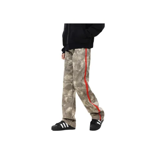 COMOWA Камуфляж Унисекс Повседневные брюки