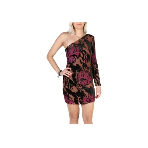 GUESS Многоцветные Женские Длинные Платья с Рукавами