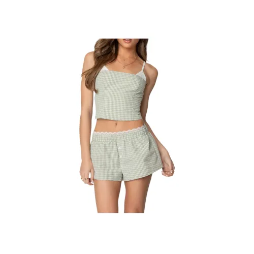 Edikted Lenorah Отделение GINGHAM Топ Топ на бретелях Женские