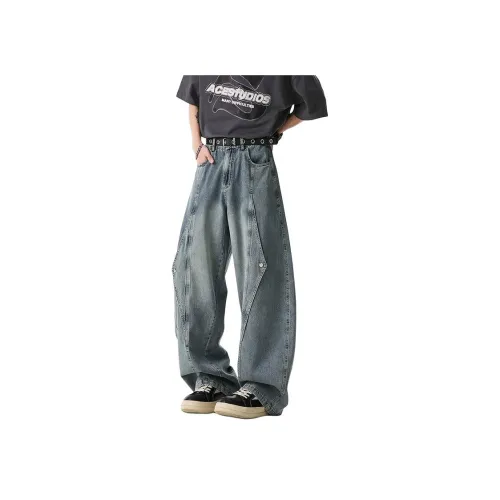 Clog Heel Синий Унисекс Джинсы