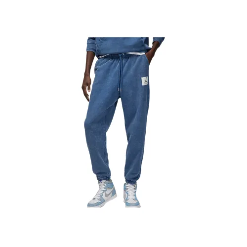 Jordan Blue Men's Knitted Training Pants Джордан Синий Мужские Вязаные Тренировочные Штаны