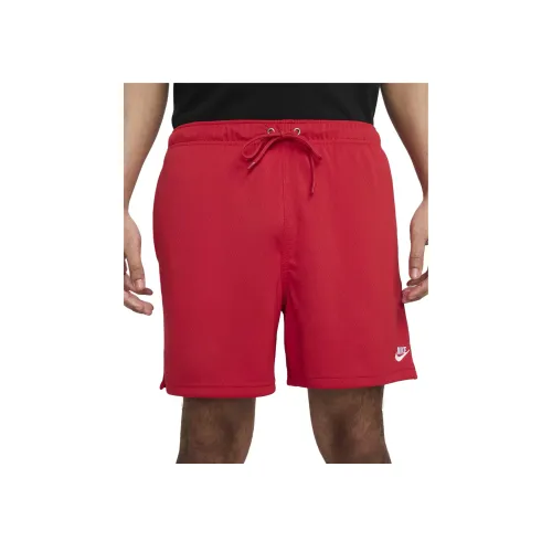 nike Club Мужские Сетчатые Flow Шорты Повседневные Шорты Мужские Университетский Красный