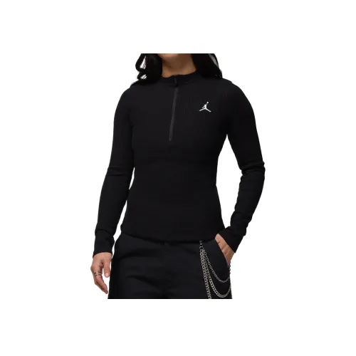 Jordan Черные Женские T-рубашки