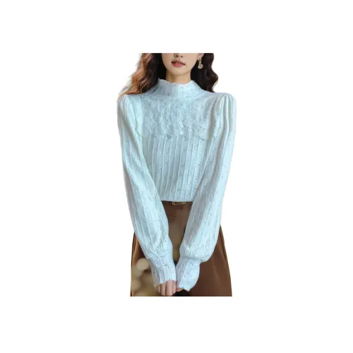 Wbwq Абрикос Женские Рубашки