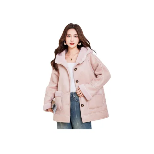 BILISISHANYANG Мех Куртка Женская