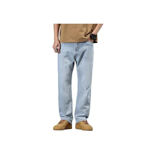 MR.MUDI Синий Унисекс Джинсы