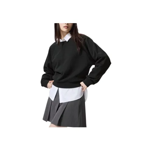 UNIQLO Свитшот Женский Черный