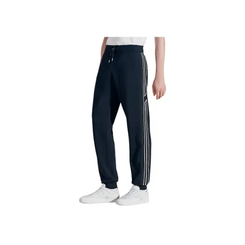 HERMES SS24 Повседневные брюки Мужские Морской синий