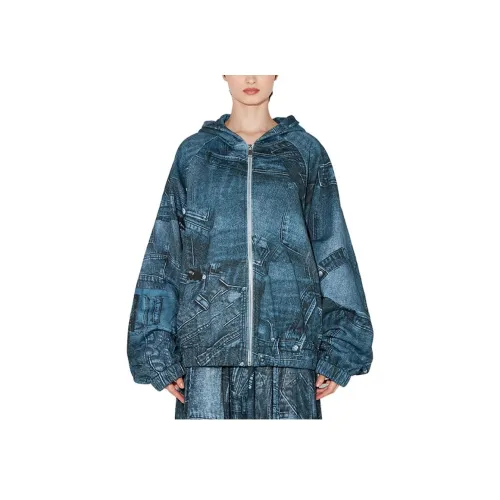 Misbhv X Esther Yu Shuxin Co authored SERIES Джинсовый синий Унисекс Свитшоты