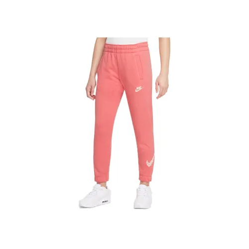 Подростки Nike Вязаные Тренировочные Штаны Розовые