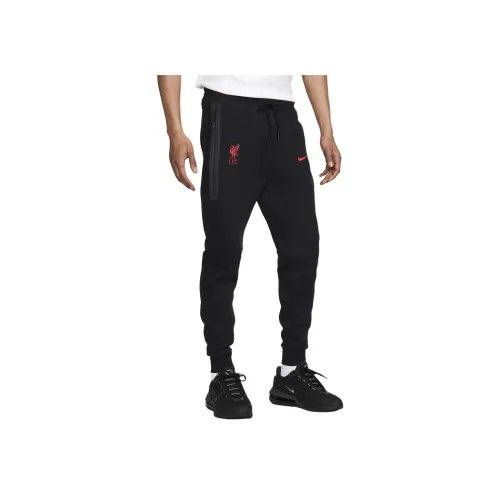 Nike Футбол Joggers Повседневные брюки Мужской Черный