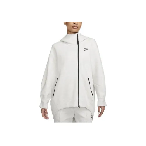 NIKE Светло-серые Женские Толстовки