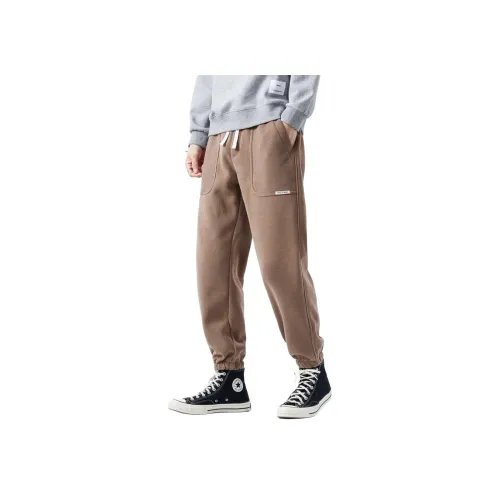 MR.MUDI Хаки Унисекс Повседневные Штаны