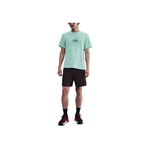 Nike Dri Fit Foam Mint Green Мужские T-рубашки
