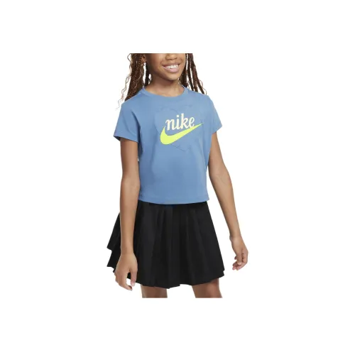 nike T-рубашка синего цвета для детей в возрасте 3-7 лет