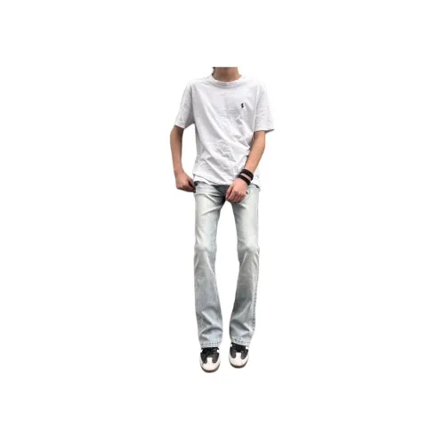 KVIV Ice Blue Men's Jeans KVIV Ледяные синие мужские джинсы