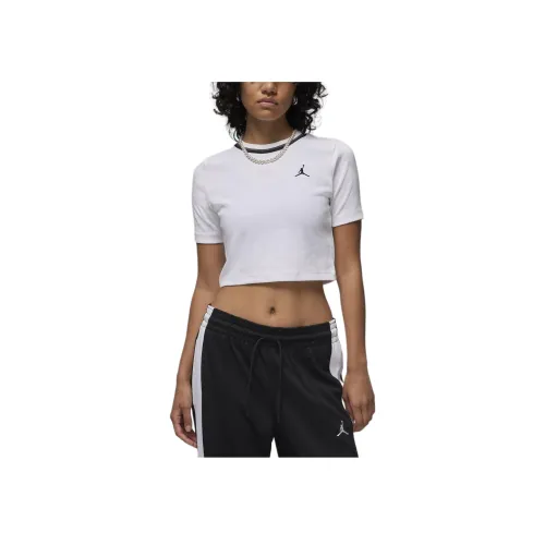 Джордан Белый Женский Короткий Топ