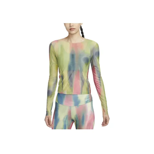 nike Dri Fit FW24 Стандартная футболка Женская Китайская астра Розовая