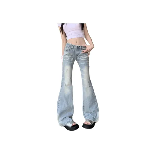 MUCCHIC Синие Женские Джинсы