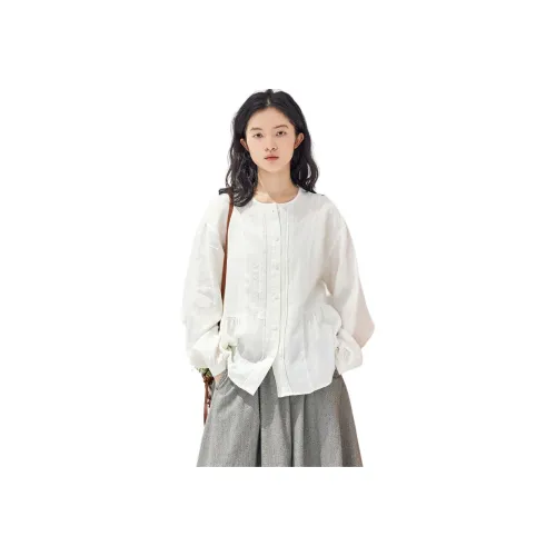 ZIMO Белые Женские Рубашки