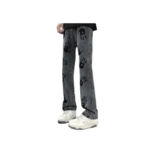 YEARNED Черные Унисекс Джинсы